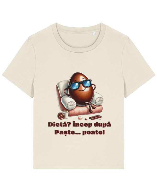 Tricou damă „Dietă? Încep după Paște... poate!” - imagine 4