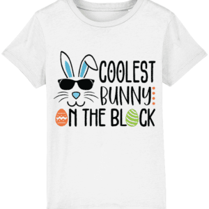 Tricou copii „Coolest Bunny in the Block”