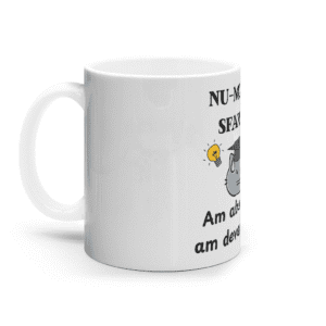 Cană ceramică albă „Nu-mi cere sfaturi”