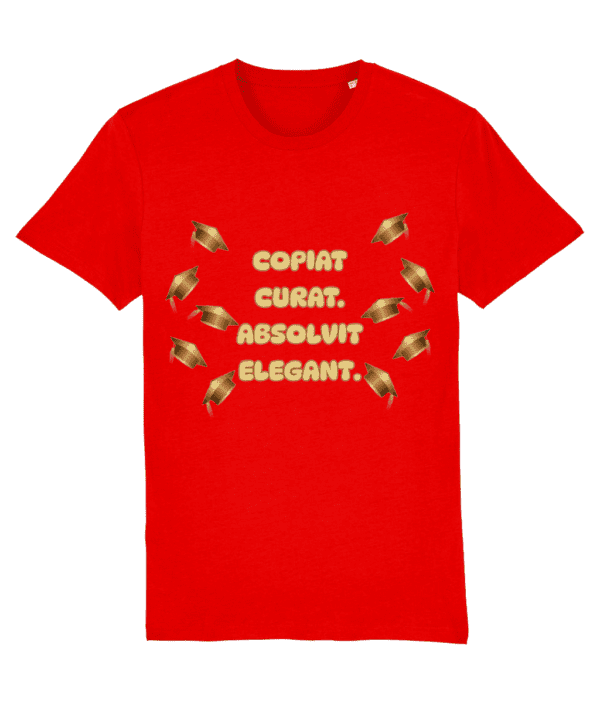 Tricou unisex „Copiat curat. Absolvit elegant” - imagine 4