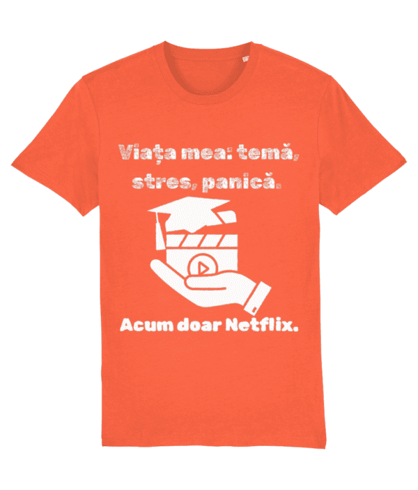 Tricou unisex: „Viața mea temă, stres, panică” - imagine 7