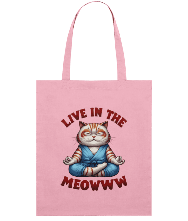 Sacoșă din bumbac „Live in the meowww” - imagine 6
