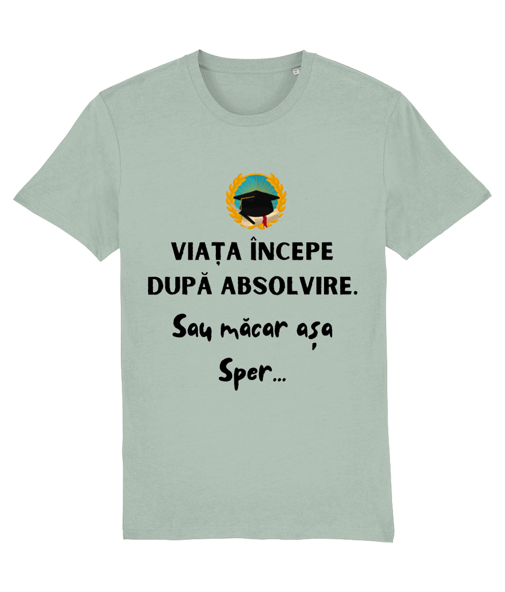 Tricou unisex „Viața începe după absolvire” - imagine 11