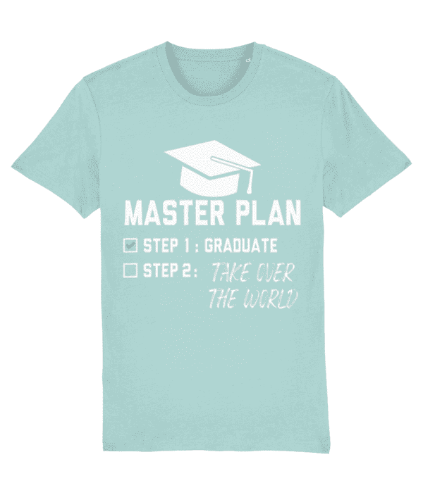 Tricou „Master plan. Graduate. Take over the world” - imagine 8