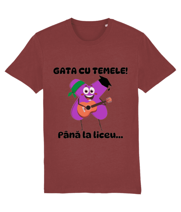 Tricou unisex „Gata cu temele! Până la liceu...” - imagine 9