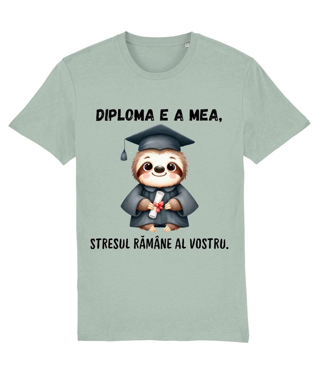 Tricou unisex „Diploma e a mea” - imagine 11