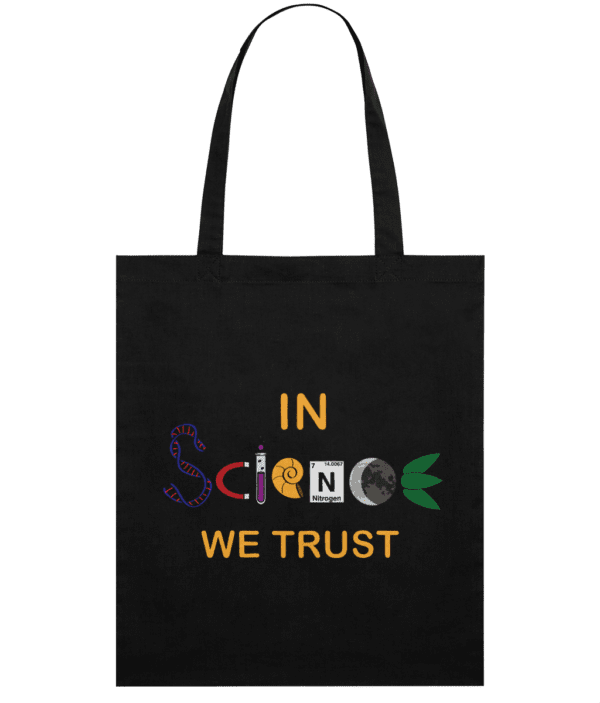 Sacoșă din bumbac „In science we trust” - imagine 7