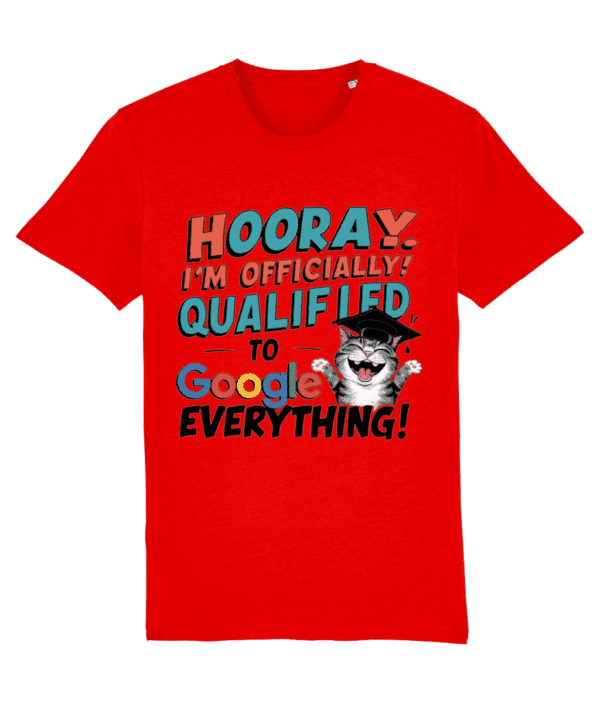 Tricou „Officially qualified to Google everything” - imagine 5