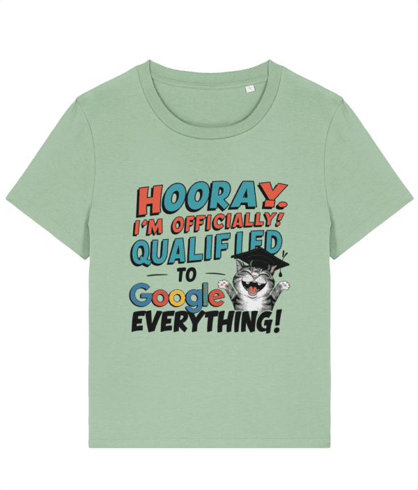 Tricou dama cadou personalizat amuzant pentru absolvente de liceu sau facultate femei fete iubitoare de pisici