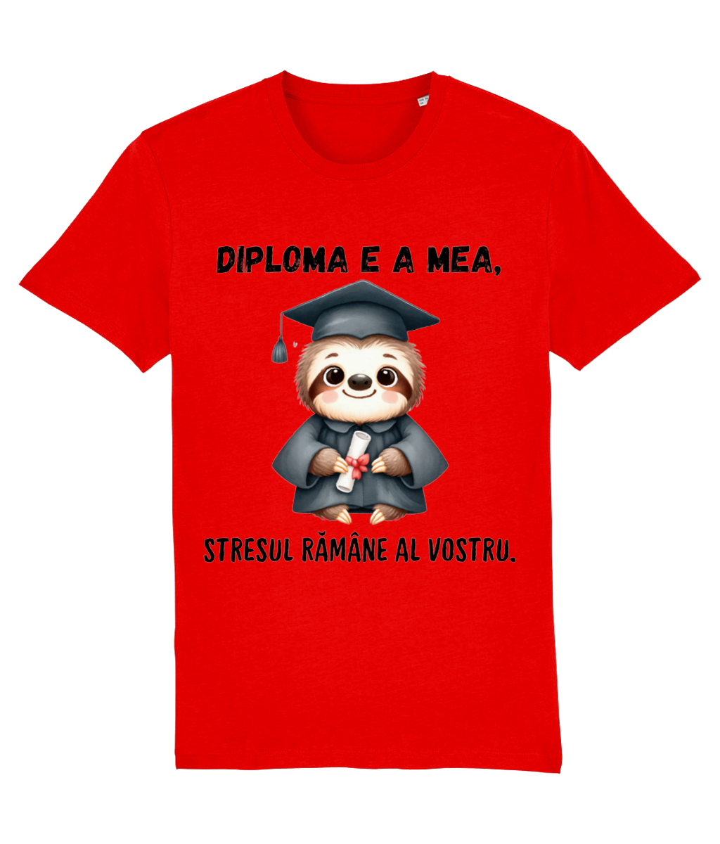 Tricou unisex „Diploma e a mea” - imagine 5