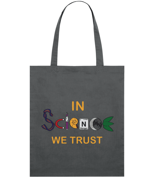 Sacoșă din bumbac „In science we trust” - imagine 8