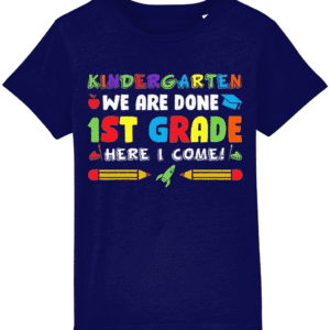 Tricou copii „Kindergarten, we are done!”