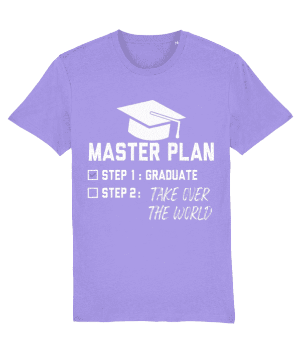 Tricou „Master plan. Graduate. Take over the world” - imagine 4