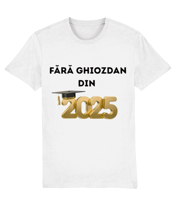 Tricou unisex „Fără ghiozdan din 2025” - imagine 2