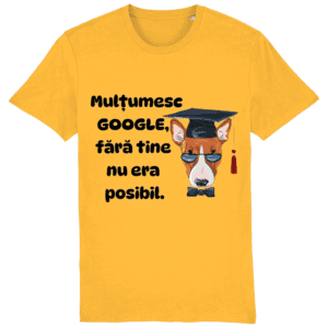 Tricou unisex absolvire „Mulțumesc Google!”