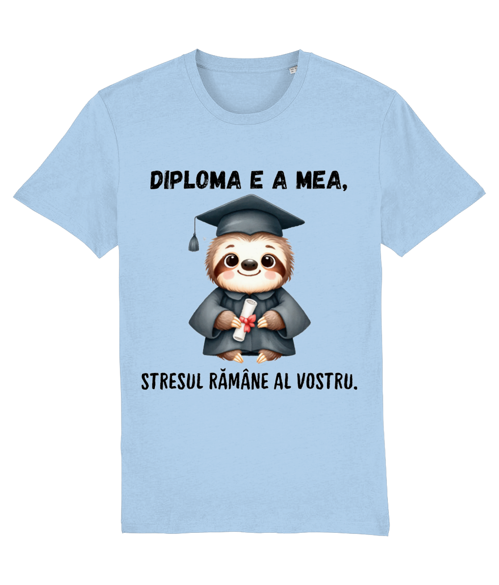 Tricou unisex „Diploma e a mea” - imagine 10