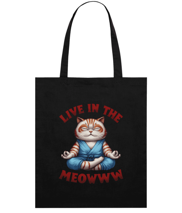 Sacoșă din bumbac „Live in the meowww” - imagine 7