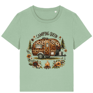 Tricou damă „Camping Queen”