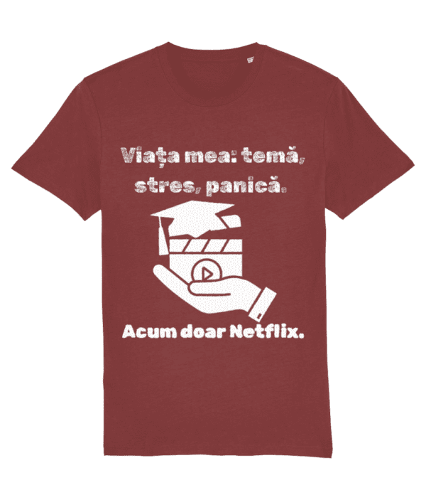 Tricou unisex: „Viața mea temă, stres, panică” - imagine 9