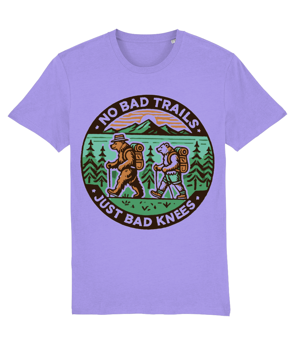 Tricou „No bad trails, just bad knees” - imagine 5