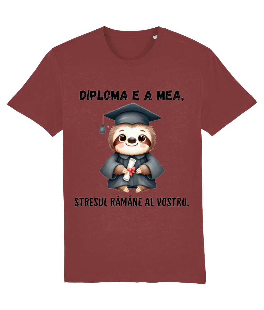 Tricou unisex „Diploma e a mea” - imagine 9
