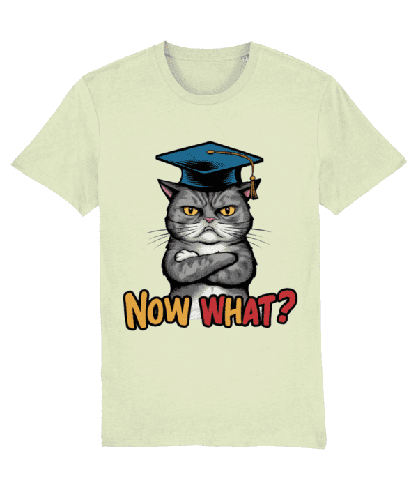 Tricou pentru absolvenți nedumeriți „Now what?” - imagine 3