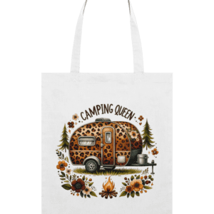 Sacoșă din bumbac „Camping Queen”