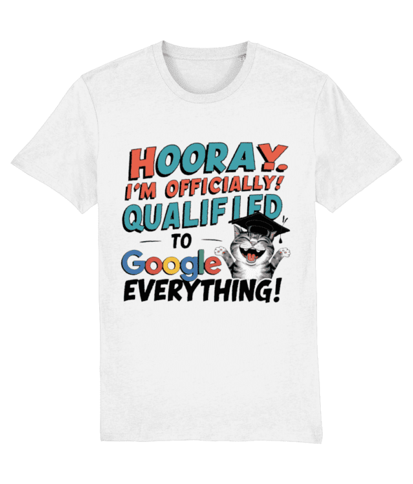 Tricou „Officially qualified to Google everything” - imagine 2