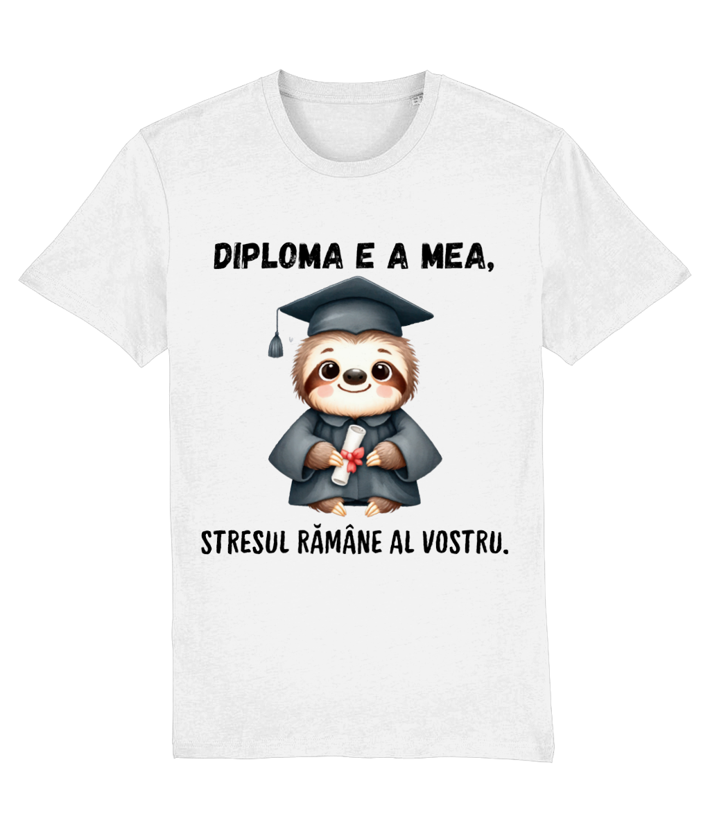 Tricou unisex „Diploma e a mea” - imagine 2