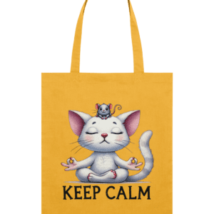 Sacoșă din bumbac „Keep calm”