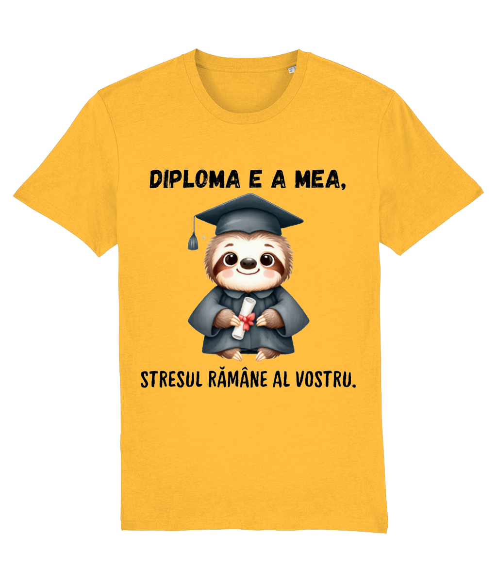 Tricou unisex „Diploma e a mea” - imagine 4