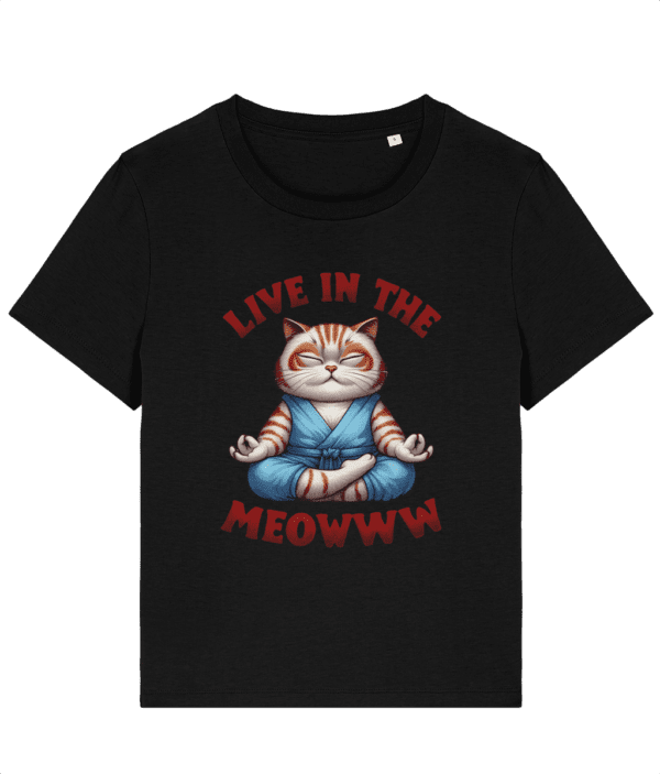 Tricou damă „Live in the meowww” - imagine 8