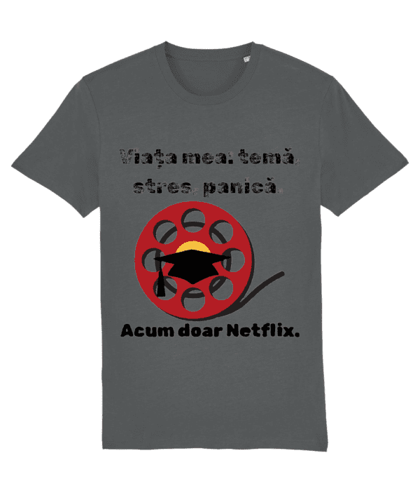 Tricou unisex „Viața mea: temă, stres, panică” - imagine 11