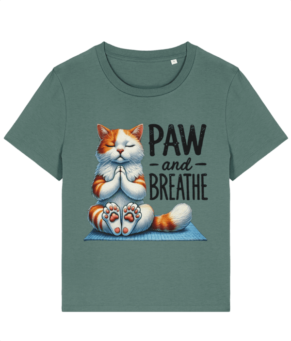 Tricou damă „Paw and breathe” - imagine 5