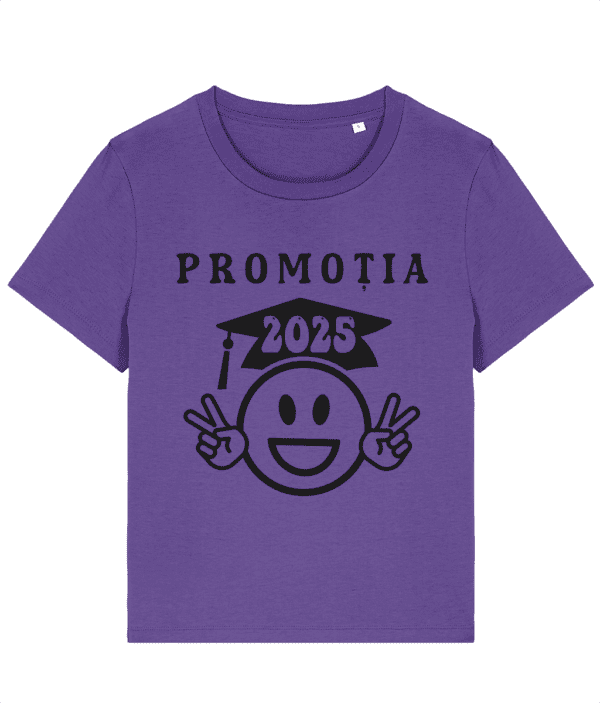 Tricou damă „Promoția 2025 Smiley” - imagine 5