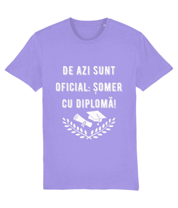 Tricou unisex „Șomer cu diplomă” - imagine 4