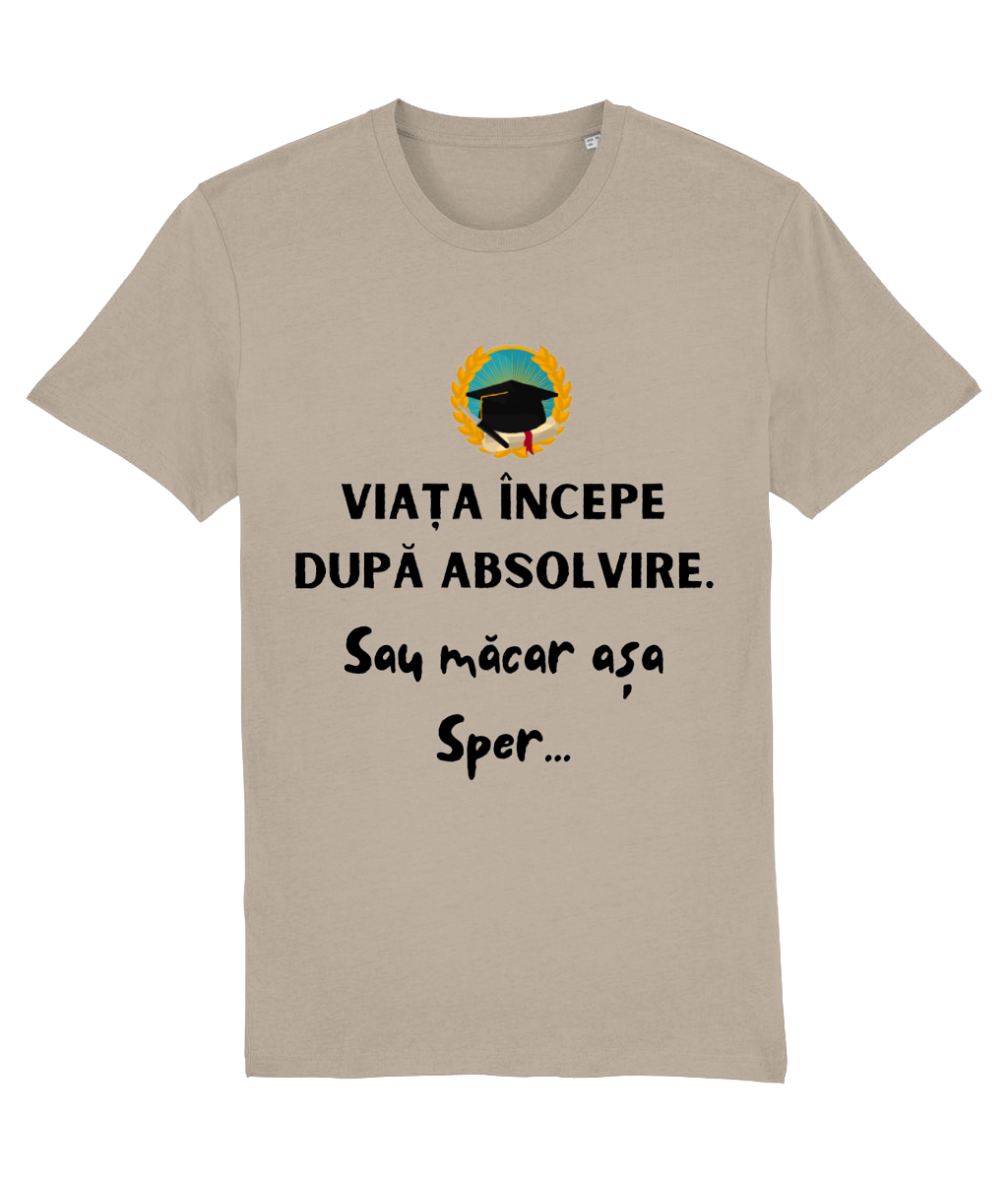 Tricou unisex „Viața începe după absolvire” - imagine 9