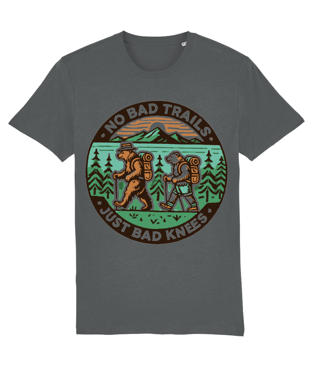 Tricou „No bad trails, just bad knees” - imagine 11