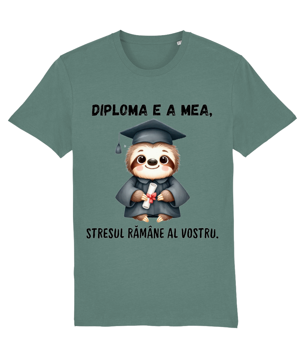 Tricou unisex „Diploma e a mea” - imagine 8
