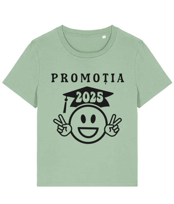 Tricou damă „Promoția 2025 Smiley” - imagine 3