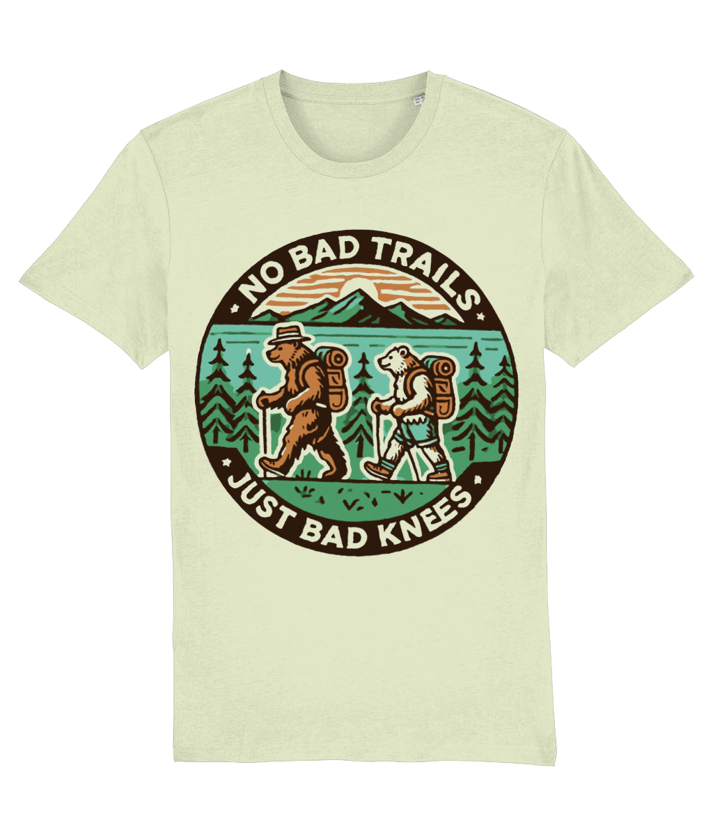 Tricou „No bad trails, just bad knees” - imagine 2