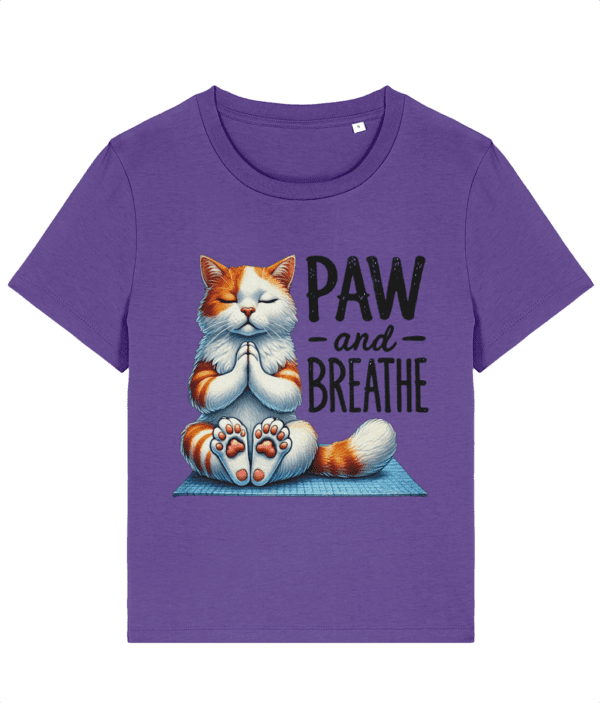 Tricou damă „Paw and breathe” - imagine 3