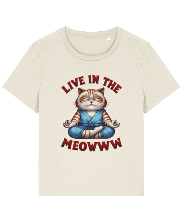 Tricou damă „Live in the meowww” - imagine 5
