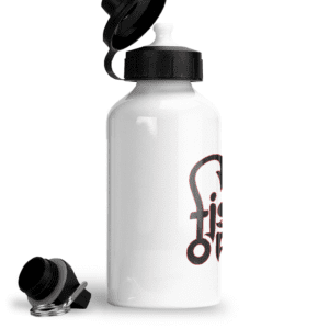 Bidon sport din aluminiu cu carabina „Fish on”