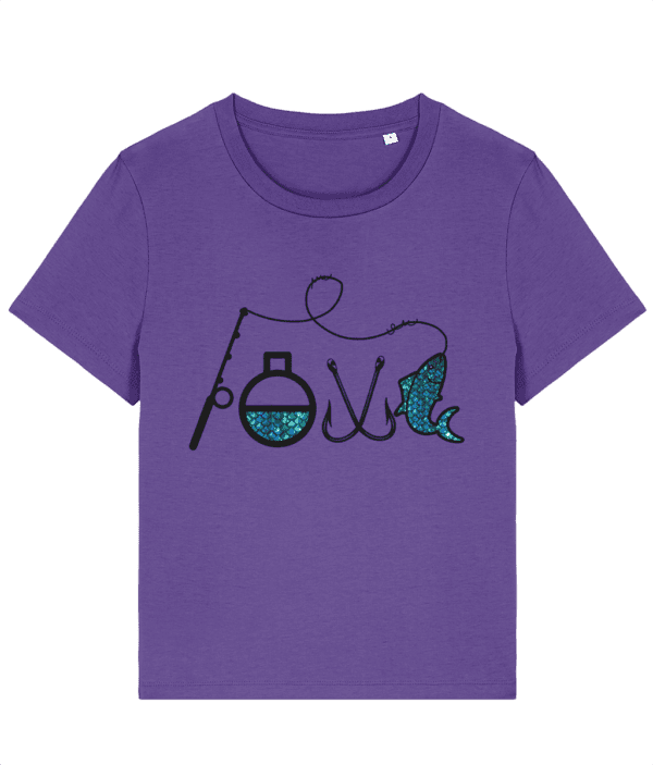 Tricou damă „I love fishing” - imagine 4