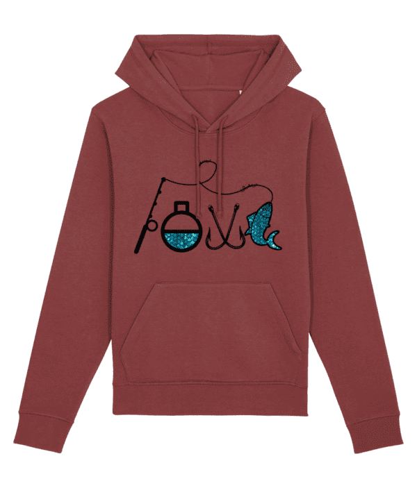 Hanorac unisex „I love fishing” - imagine 8