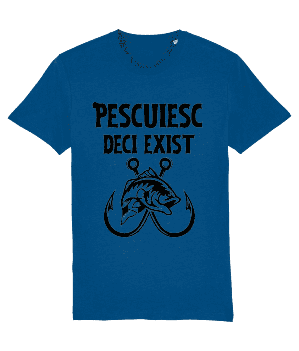 Tricou bărbați „Pescuiesc. Deci exist” - imagine 4