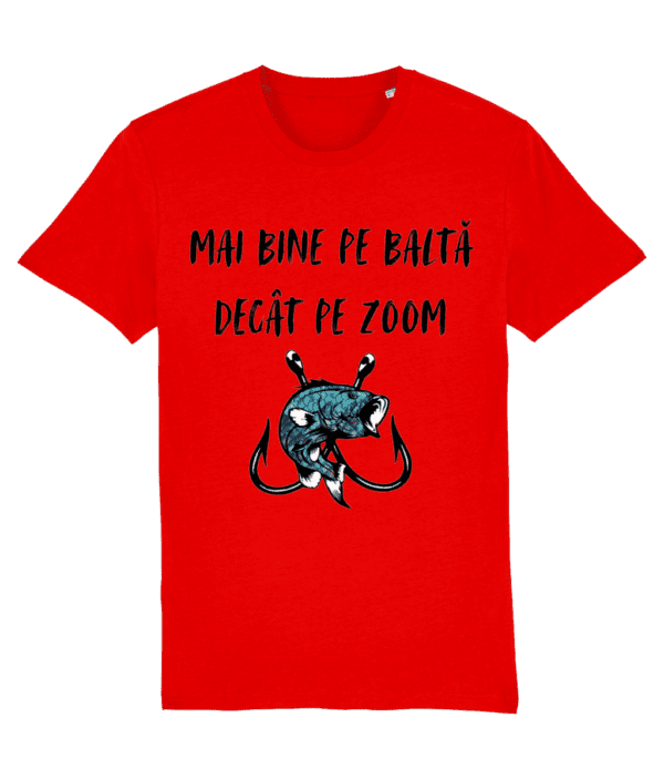 Tricou bărbați „Mai bine pe baltă decât pe Zoom” - imagine 4