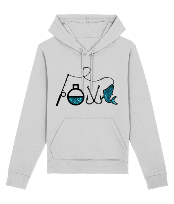 Hanorac unisex „I love fishing” - imagine 5