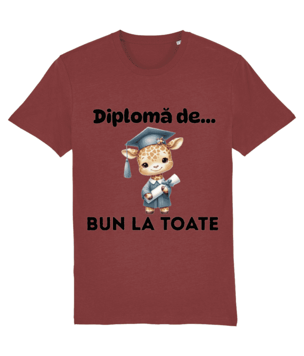 Tricou unisex „Diplomă de Bun la Toate” - imagine 9